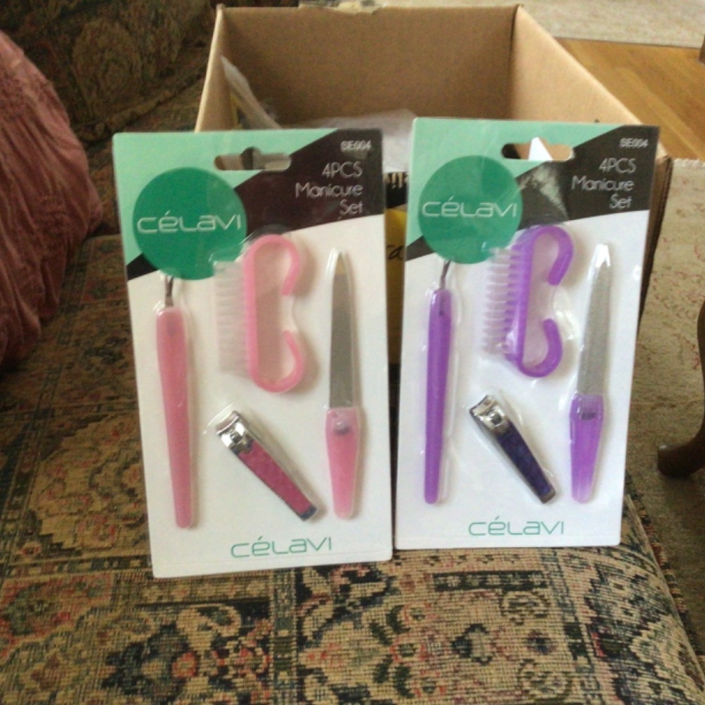 HP💝1- 4pack manicure tools you choose pink or purple - Picture 5 of 6